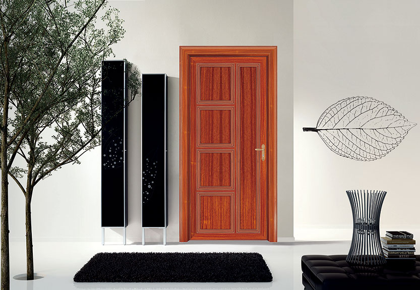 柚木尊贵全铝房间门16091