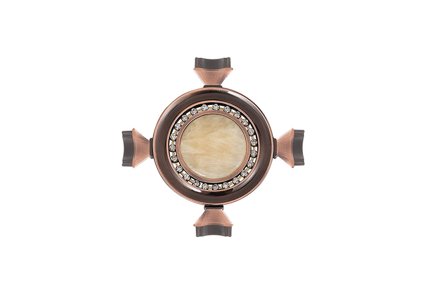 锌合金装饰花11#红古铜/白色