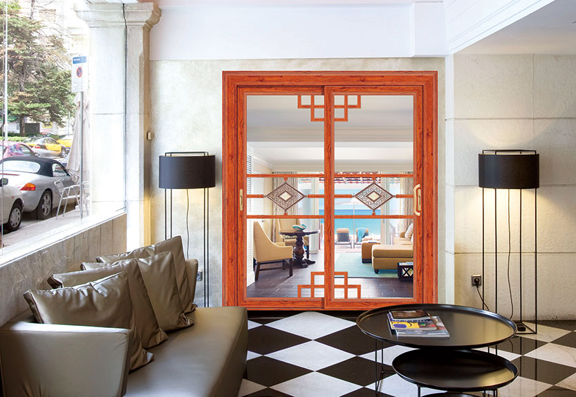 金橡木尚锋推拉/吊趟门F-16074