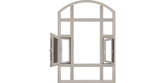 断桥铝门窗,断桥铝平开窗