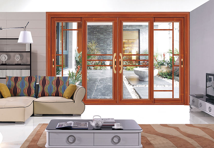 柚木尊贵推拉/吊趟门A-16048