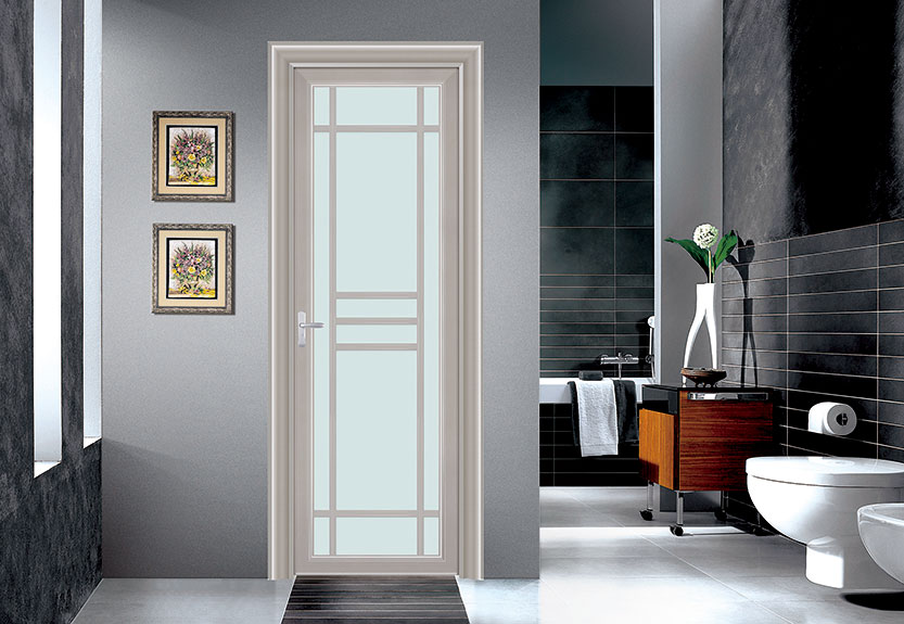 90光企香槟金尚锋平开门A-16118