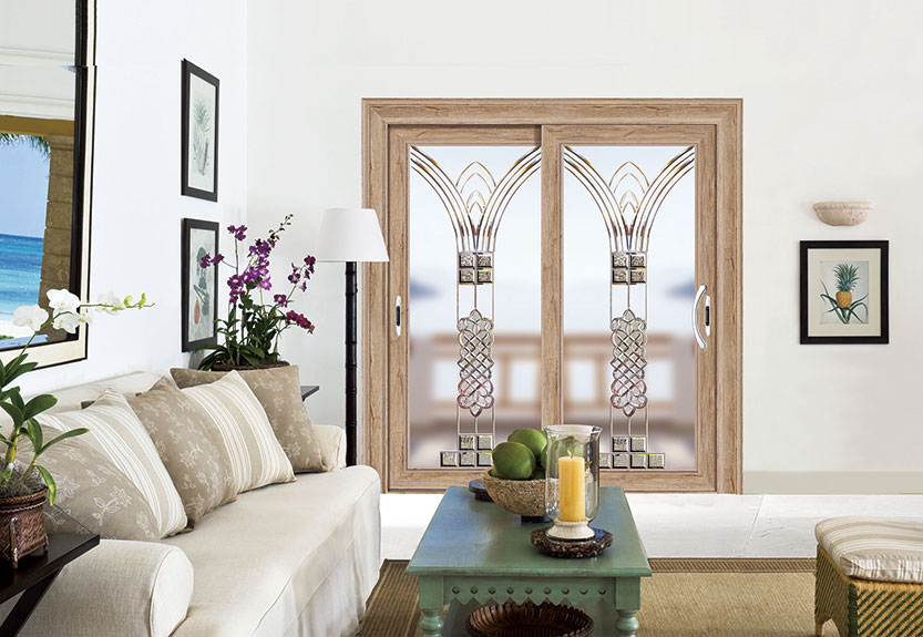 古橡木尊贵推拉/吊趟门R-16051