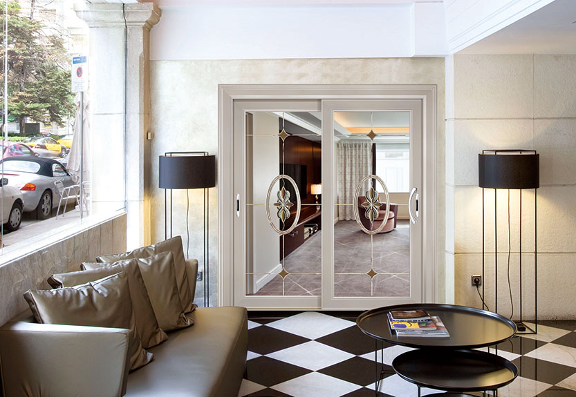 香槟金尊贵推拉/吊趟门Q-16044