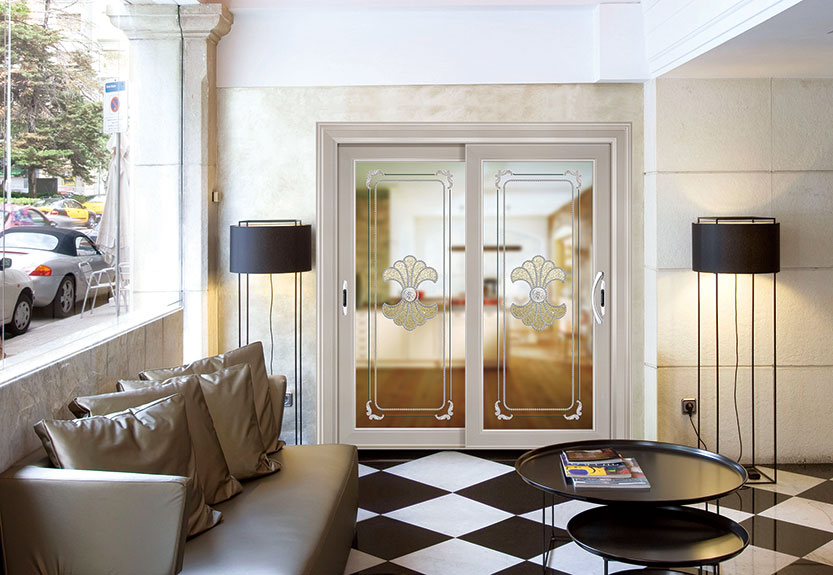 香槟金尊贵推拉/吊趟门16041