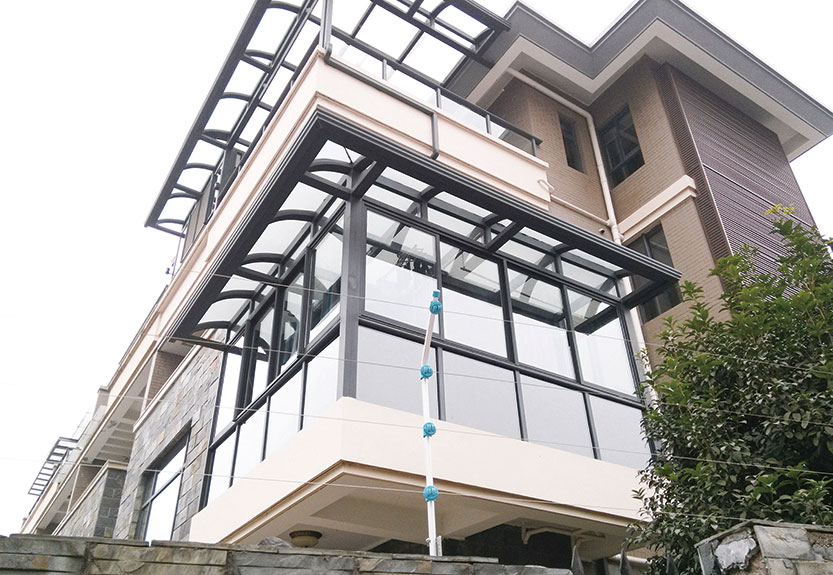 休闲封阳台阳光房100