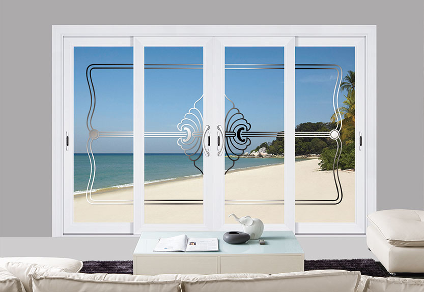 白色尊贵推拉/吊趟门E-16066