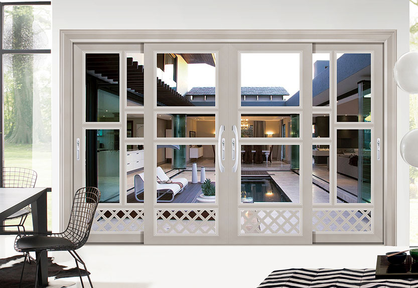 香槟金重型推拉门R-16001