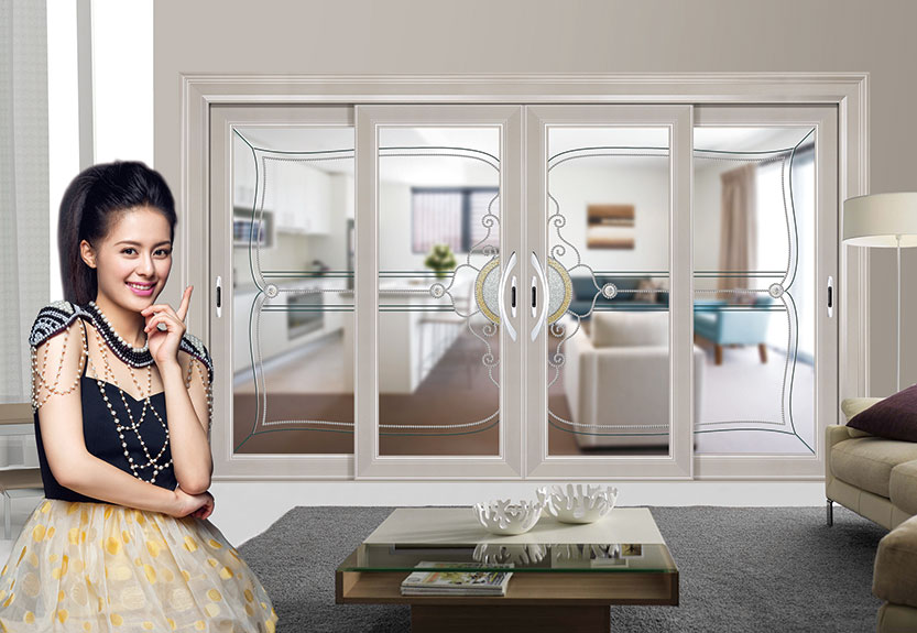 香槟金尊贵推拉/吊趟门16045