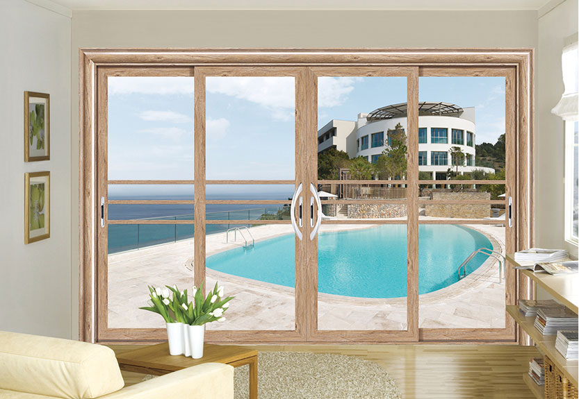 古橡木重型推拉门A-16014