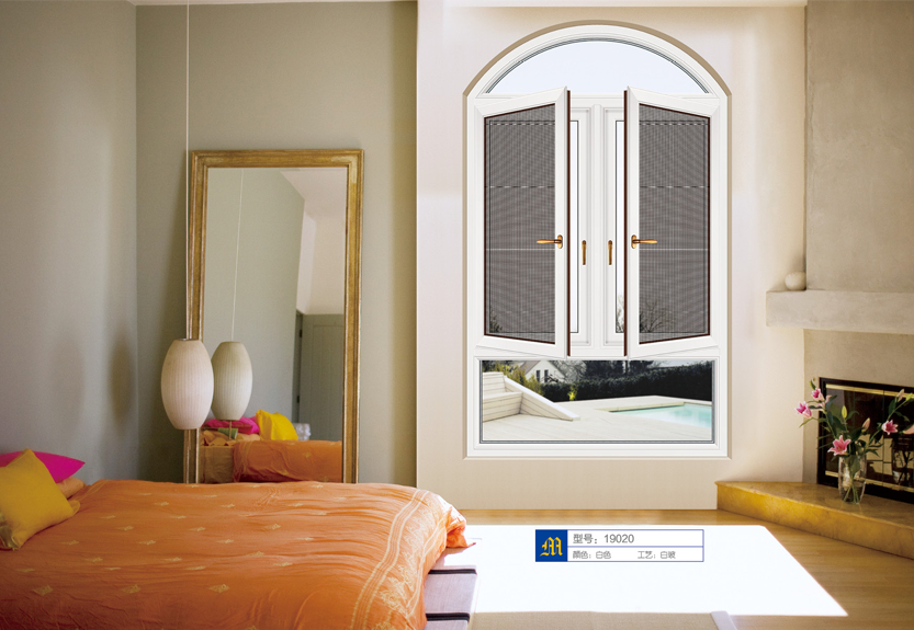 断桥平开窗-白色