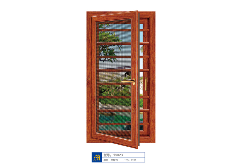 断桥平开窗-金橡木